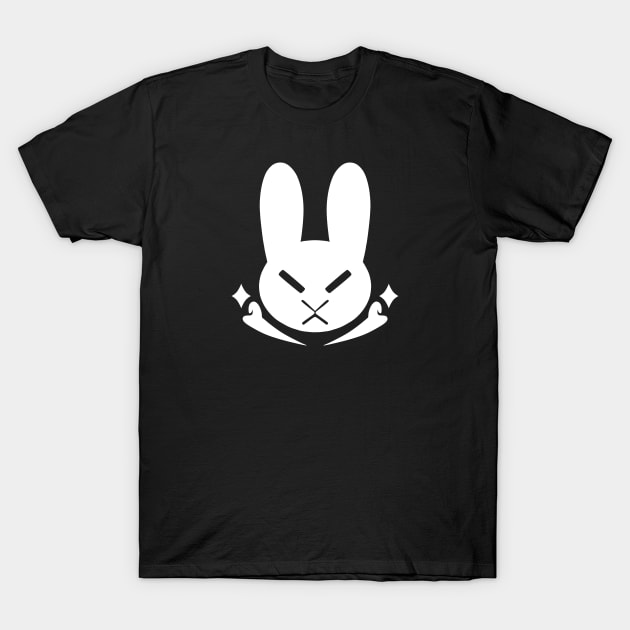 Bunny Rabbit Pirate white T-Shirt by TheSamDS